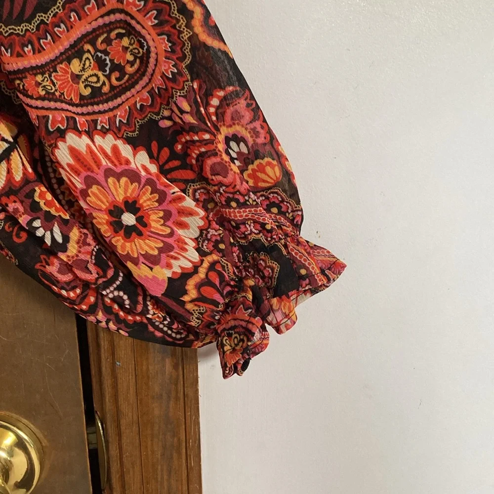 Relisted Harper 241 boho paisley floral print dress 20W - Picture 5 of 17